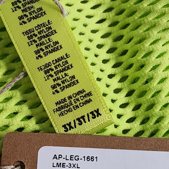 2pcs SKIMS PERFORATED SEAMLESS LEGGING AND CROPPED TOP/LIME/3XL - Picture 12 of 15